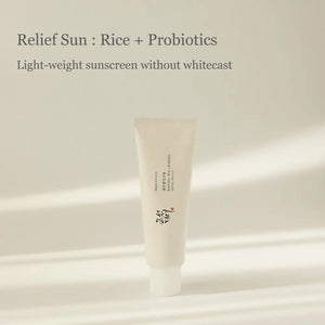 BEAUTY OF JOSEON - MINI Crème Solaire : Riz + Probiotique SPF50+ PA++++ - 10ml