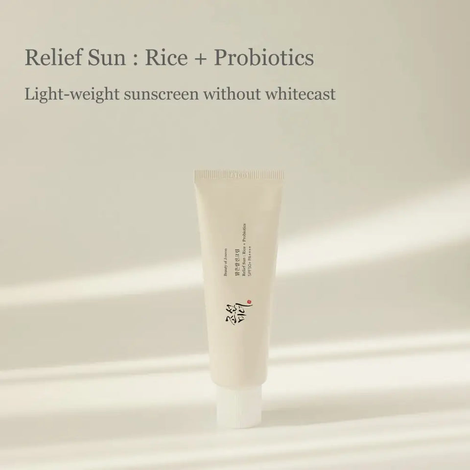 BEAUTY OF JOSEON - MINI Crème Solaire : Riz + Probiotique SPF50+ PA++++ - 10ml