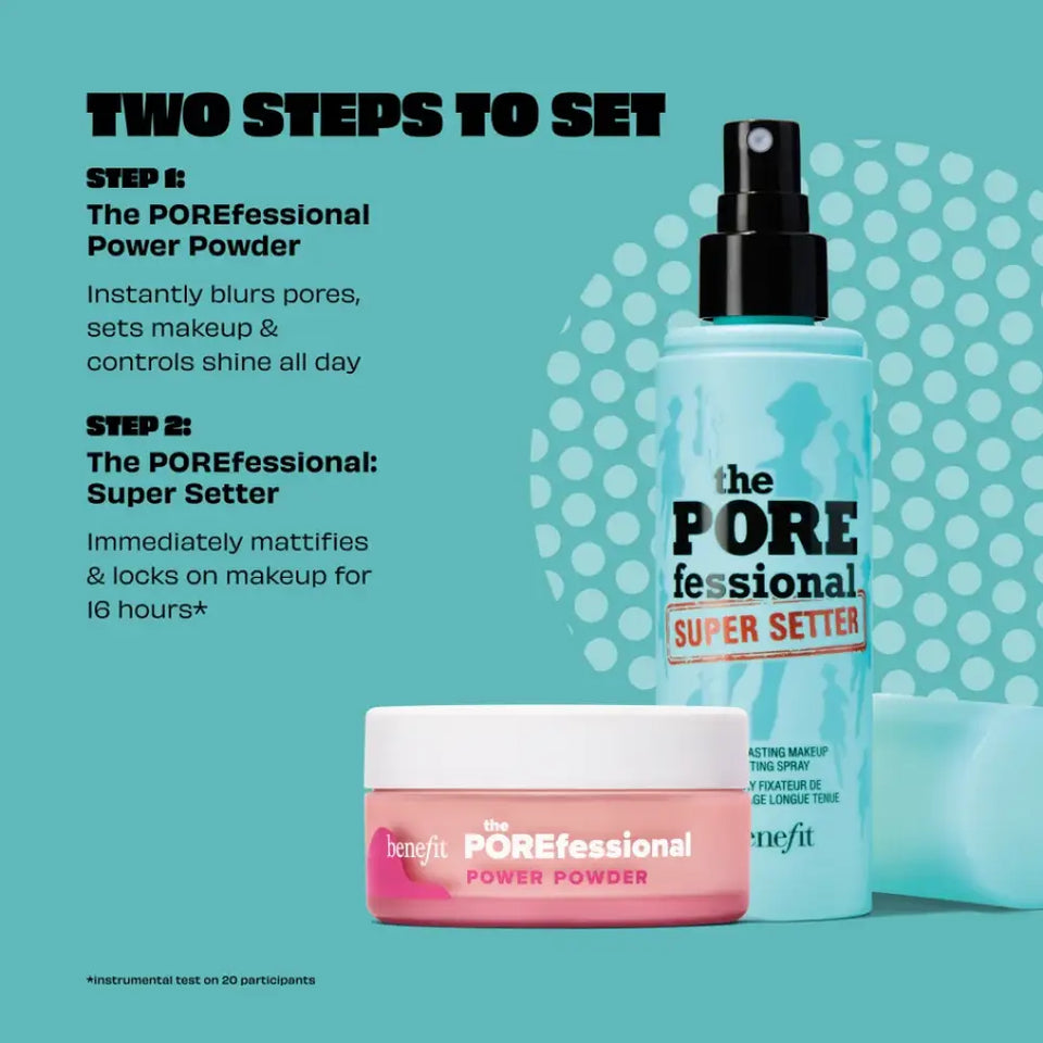 BENEFIT - The POREfessional Power Powder, Matte 'n Blur Loose Setting Powder 8g