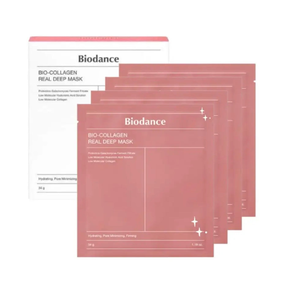 BIODANCE - Bio-Collagen Real Deep Mask Sheet ( pack de 4 )