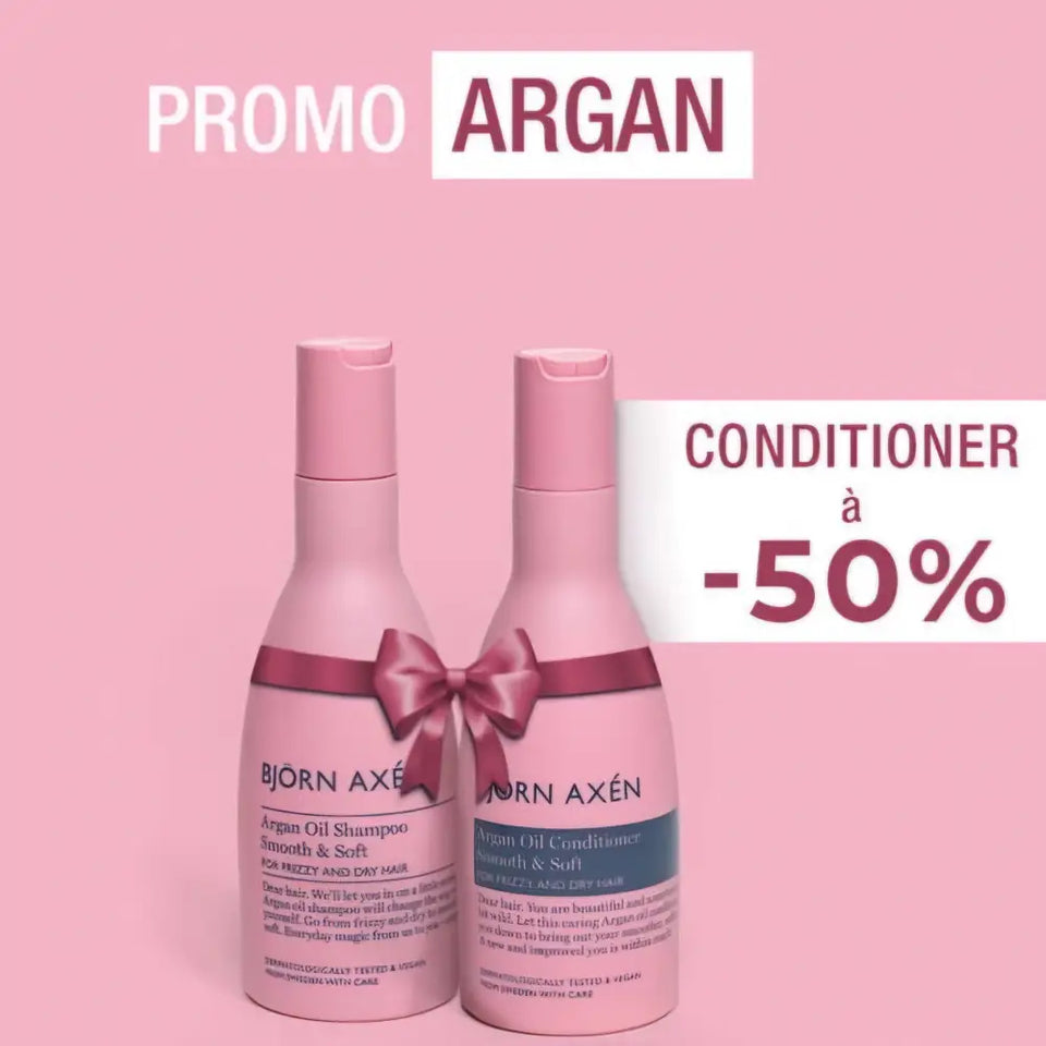 BJORN AXEN - Argan Oil Shampoo + Conditioner - 2x250ml