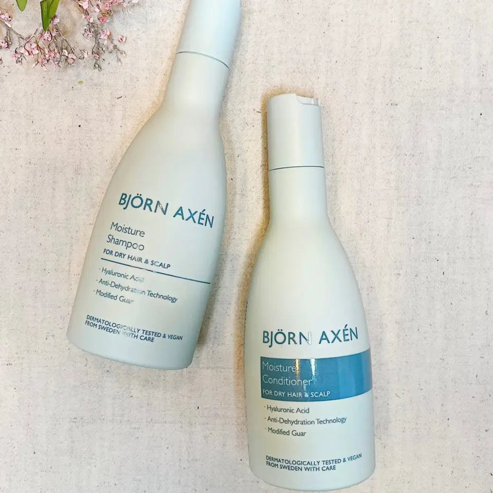 BJORN AXEN - DUO Moisture Shampoo + Conditioner Cheveux Secs - 2x250ml