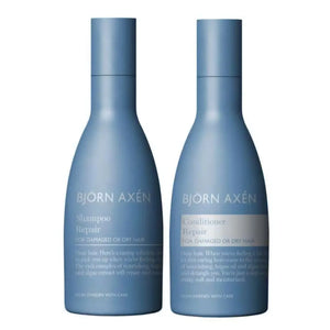 BJORN AXEN - DUO Repair Shampooing + Conditioner cheveux secs et abîmés grâce - 2x250ml
