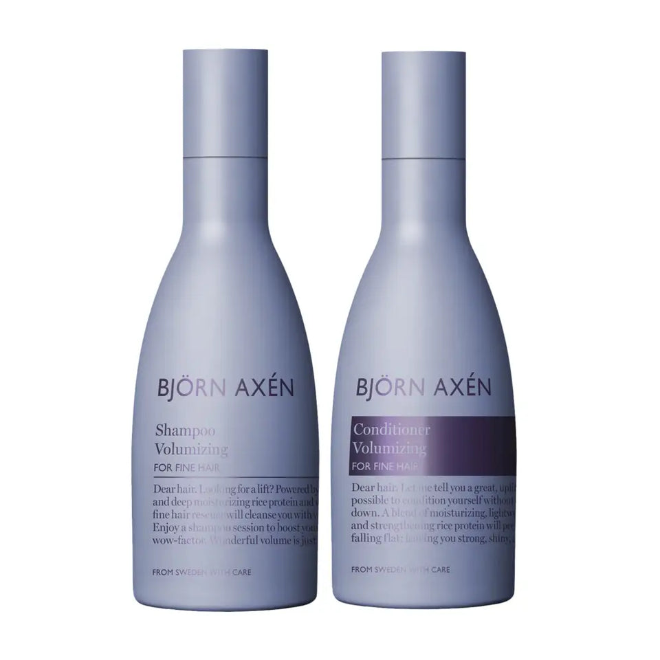 BJORN AXEN - DUO Volumizing Shampoo + Conditioner Cheveux Fins - 2x250ml