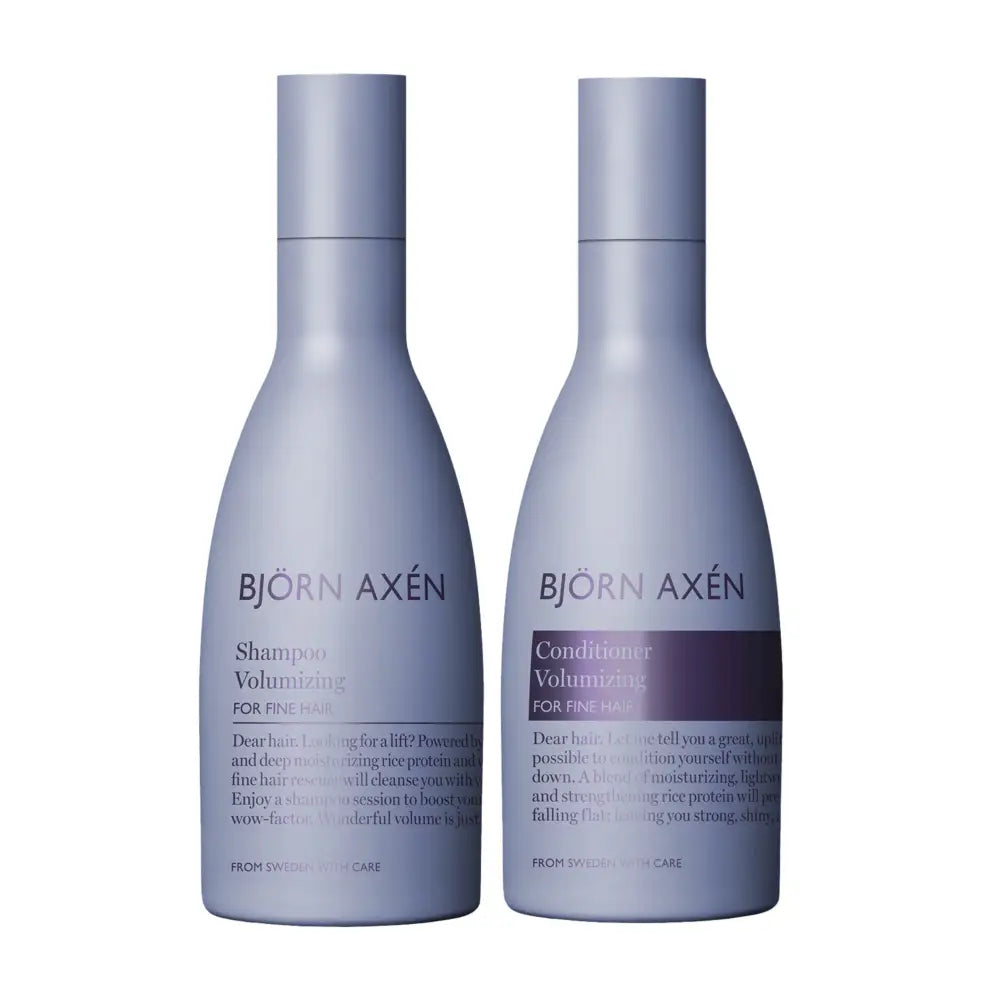 BJORN AXEN - DUO Volumizing Shampoo + Conditioner Cheveux Fins - 2x250ml