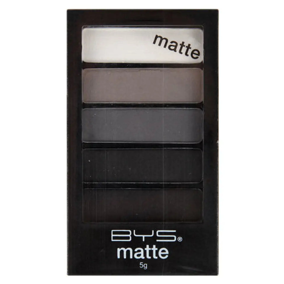 BYS - Mini 5 Palette Eyeshadow Black Matte - réf Deep Space
