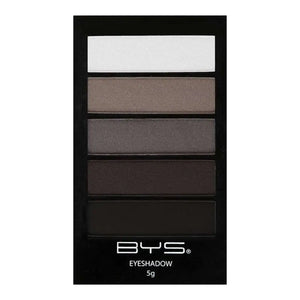BYS - Mini 5 Palette Eyeshadow Black - réf Black Steel