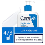 CeraVe - Lait Hydratant Crème Hydratante 24h Nourrissante à l'Acide Hyaluronique - 473ml