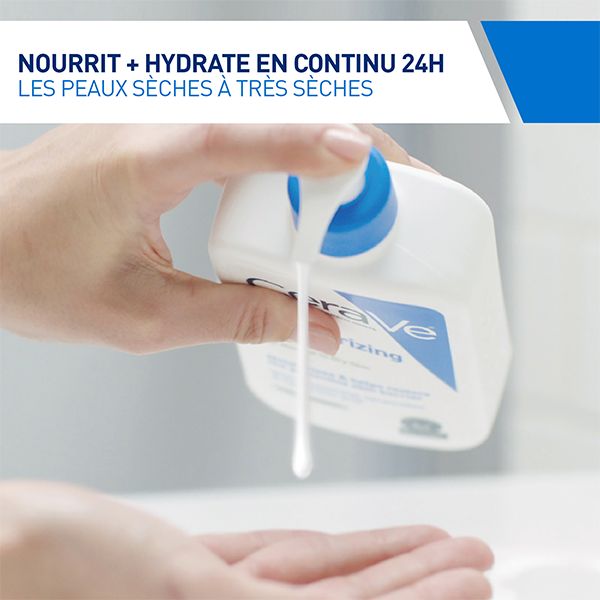 CeraVe - Lait Hydratant Crème Hydratante 24h Nourrissante à l'Acide Hyaluronique - 473ml