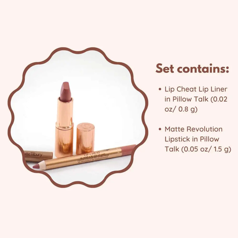 CHARLOTTE TILBURY - Mini Pillow Talk Lip Kit - pillow talk original