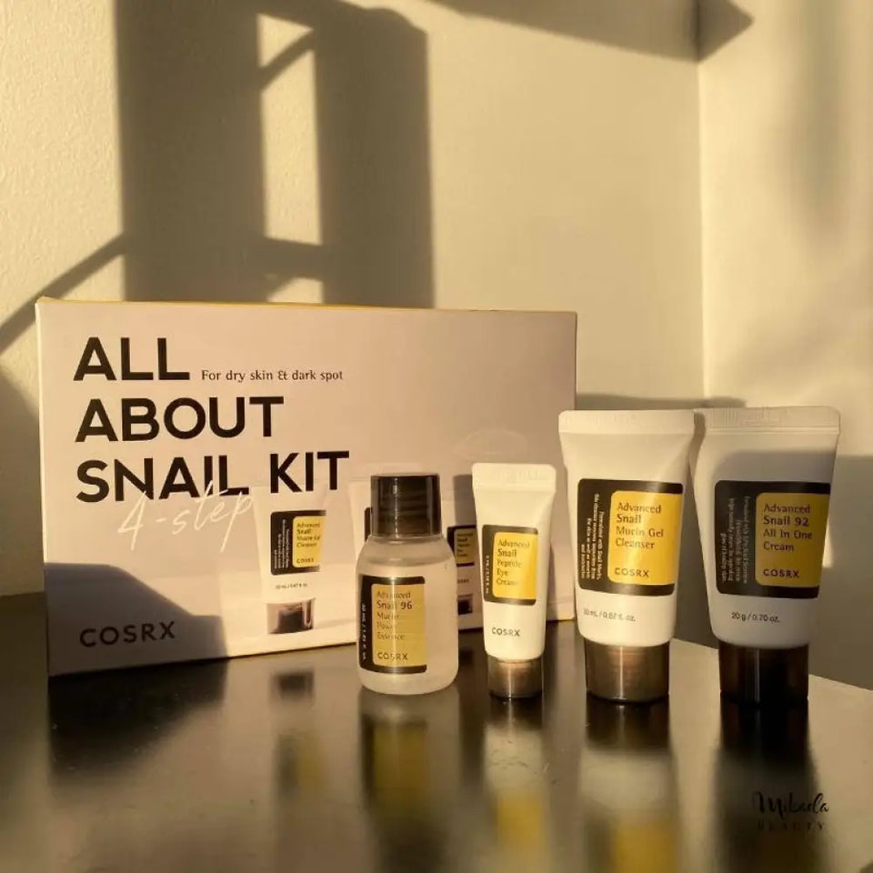 COSRX - MINI Kit d'essai à l'escargot All About Snail ( 4pcs )