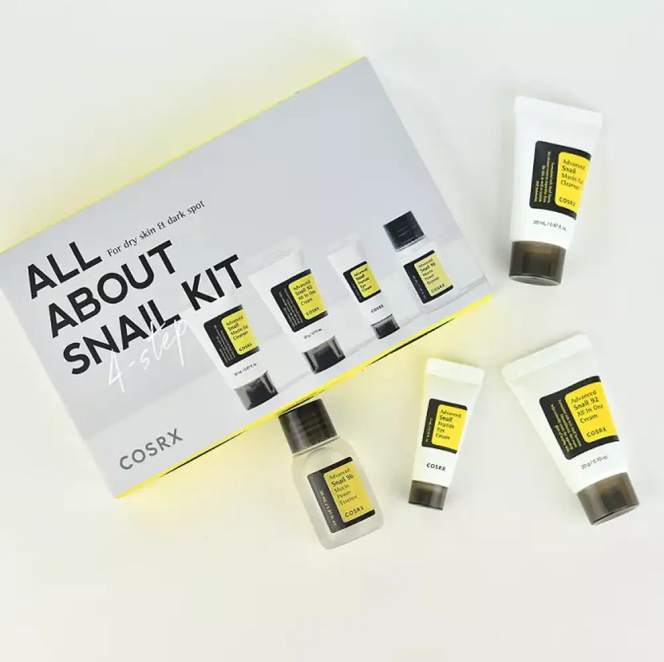 COSRX - MINI Kit d'essai à l'escargot All About Snail ( 4pcs )