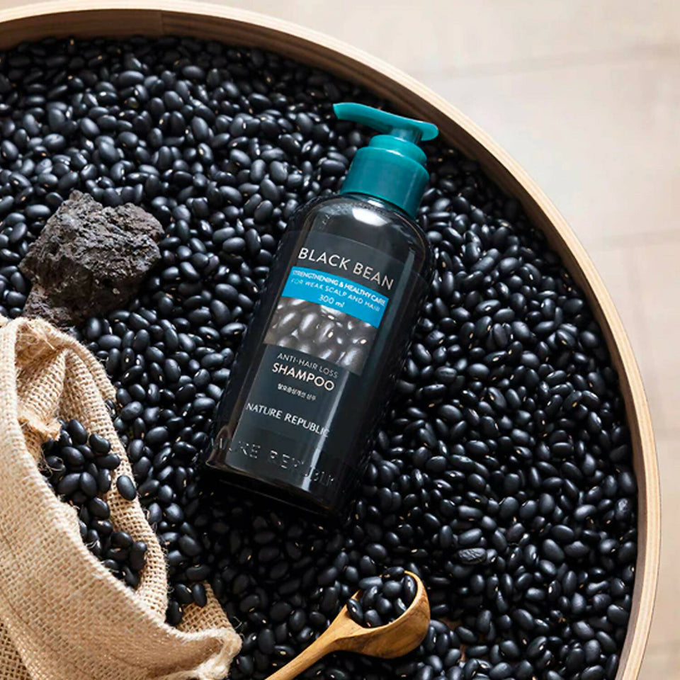 NATURE REPUBLIC - Black Bean Anti Hair Loss Shampoo - 300ml