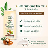 LE PETIT OLIVIER - Duo Shampooing et Après Shampooing Crème Nutrition Huile d'Olive Karité et Argan - 250ml
