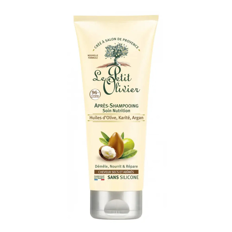 LE PETIT OLIVIER - Duo Shampooing et Après Shampooing Crème Nutrition Huile d'Olive Karité et Argan - 250ml