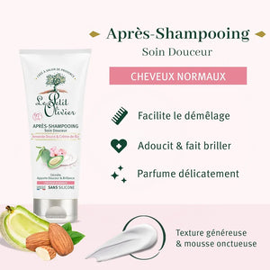 LE PETIT OLIVIER - Après Shampoing Lait Soin Douceur Amande Douce Et Crème De Riz - 200ml