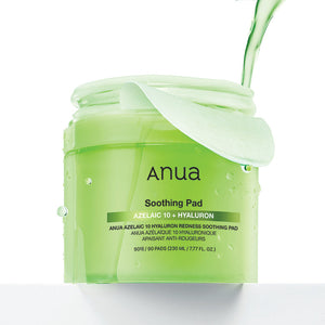 ANUA - Soothing Pad, Azelaic 10 + Hyaluron - 90 Pads