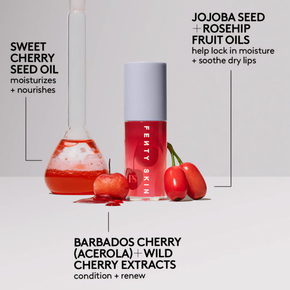 FENTY Beauty - Cherry Mouth 3 Pcs Lip Set + Pouch