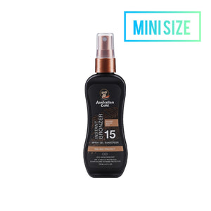 AUSTRALIAN GOLD - Gel Spray Sunscreen SPF15 Avec Bronzant - 100ml