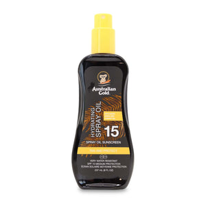 AUSTRALIAN GOLD - Spray Carotte Oil Sunscreen SPF 15 Avec Hydratation 237ml
