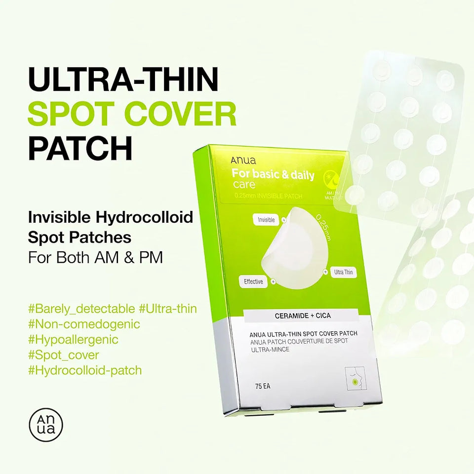 ANUA - Ultra-Thin Spot Cover Patch ( 75 patch )