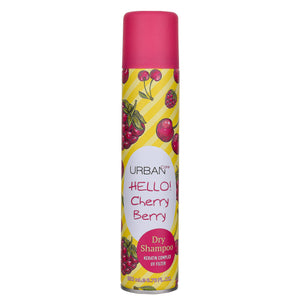 URBAN CARE - Dry Shampoo, Shampoing Sec - réf Hello Cherry Berry - 200ml
