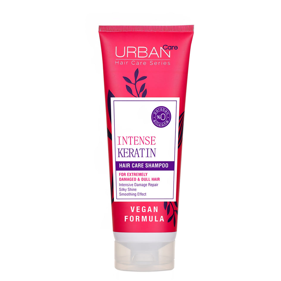 URBAN CARE - Shampoo Intense Réparateur Keratin Cheveux Endommagées 250ml