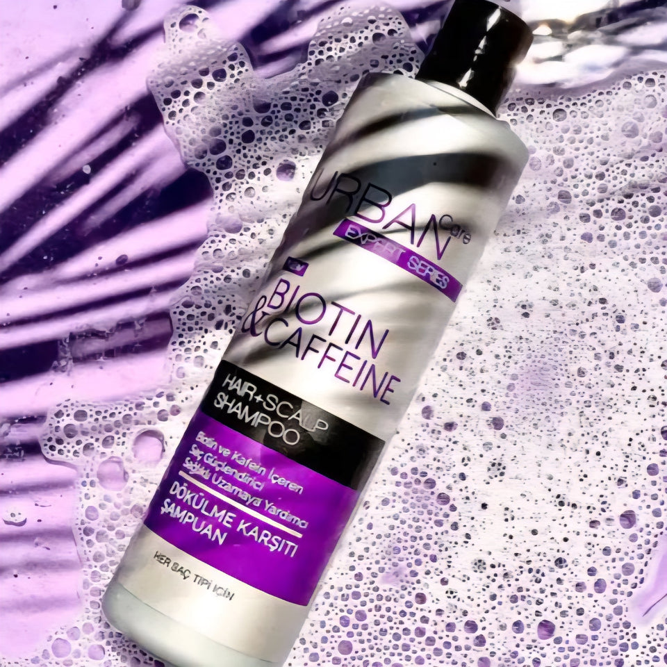 URBAN CARE - Shampoo Biotin et Caffeine, Hair + Scalp Shampoo - 350ml