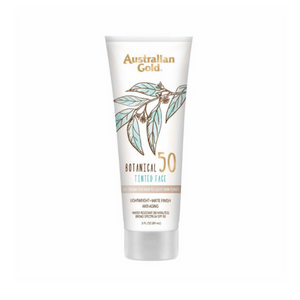AUSTRALIAN GOLD - Botanical Tinted Sunscreen Mineral Lotion Premium Coverage SPF 50 - réf Fair to Light - 89ml