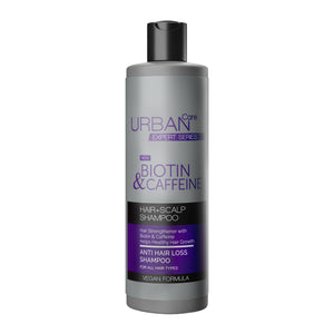 URBAN CARE - Duo Shampoo et Conditioner Biotin et Caffeine, Hair + Scalp - 350ml