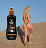 AUSTRALIAN GOLD - Gel Spray Sunscreen SPF 30 Avec Bronzant - 237ml