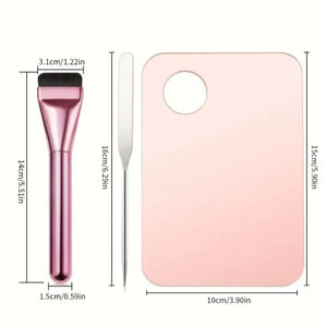 POPPIN - Palette de Mélange + Spatule + Brosse
