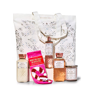 BATH & BODY WORKS - Big Gift Bag Pure Wonder ( 5pcs )