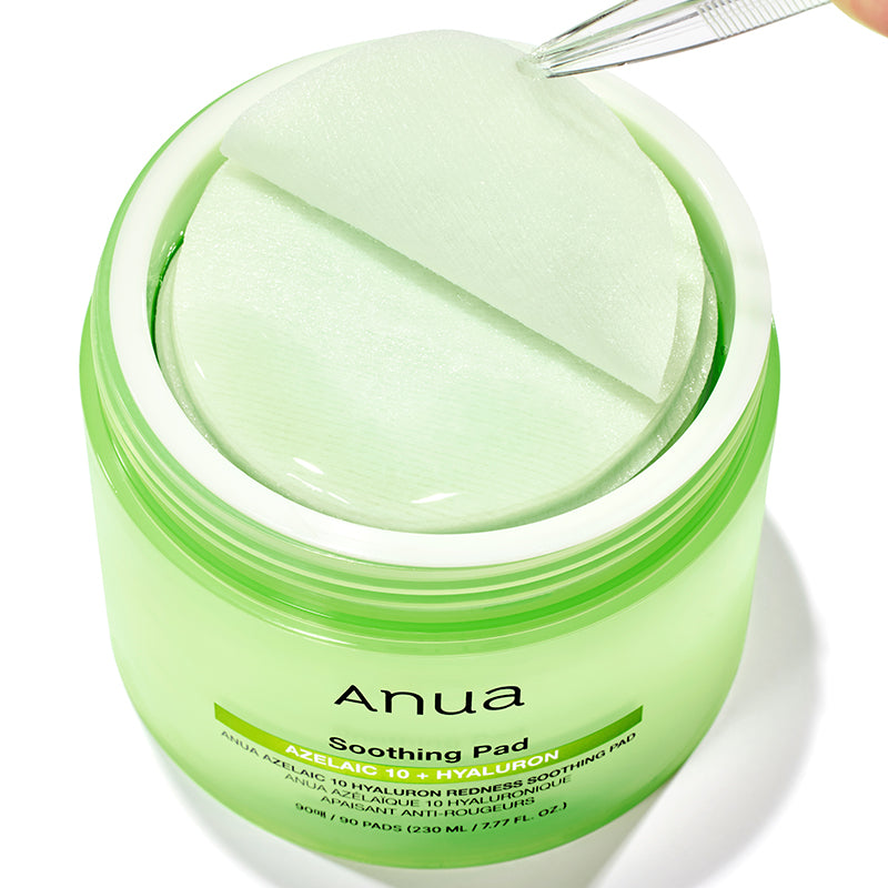 ANUA - Soothing Pad, Azelaic 10 + Hyaluron - 90 Pads