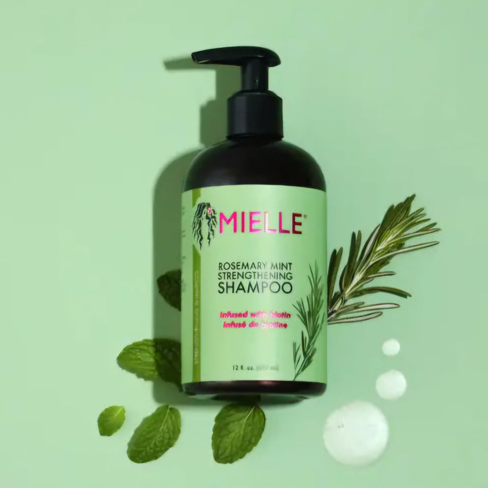 MIELLE - DUO Rosemary Mint Strengthening Shampoo + Conditioner