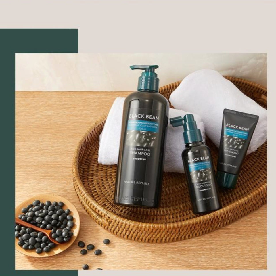 NATURE REPUBLIC - Black Bean Anti Hair Loss Shampoo - 300ml