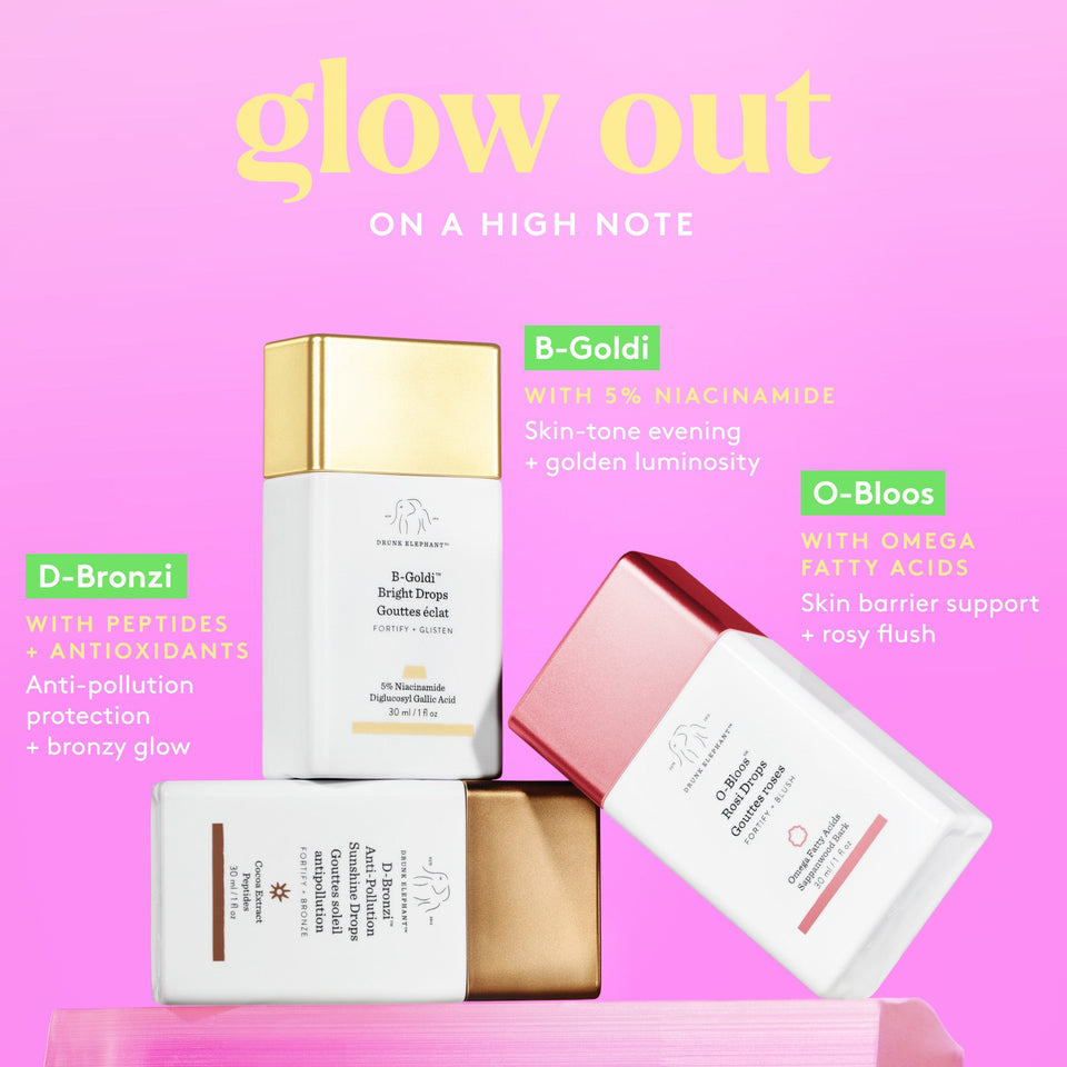 Drunk Elephant - O-Bloos™ - Gouttes Roses Effet Bonne Mine - 30ml