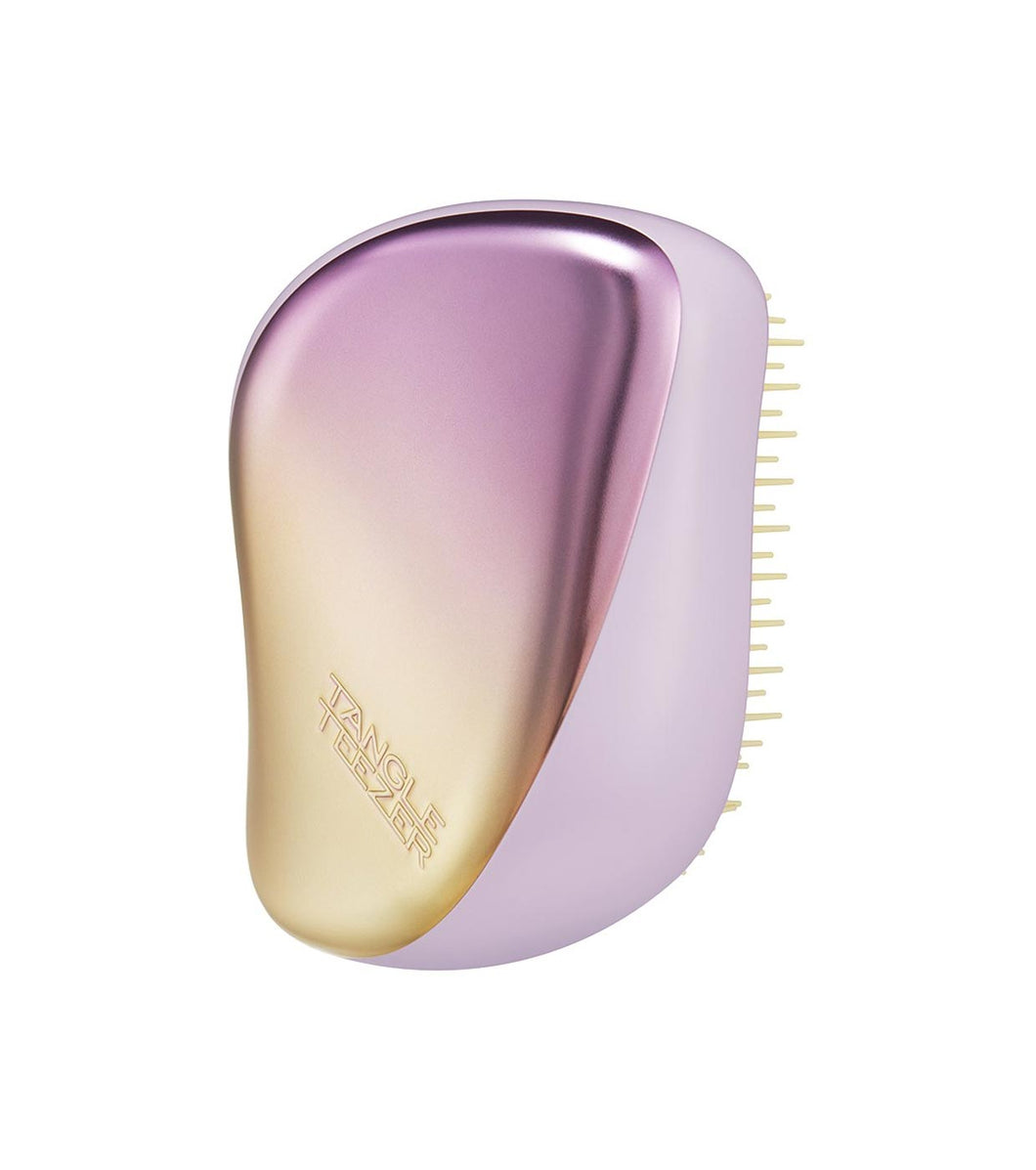 TANGLE TEEZER - Compact Brosse spécial démêlage Styler - Lilac Yellow Chrome