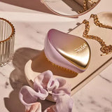 TANGLE TEEZER - Compact Brosse spécial démêlage Styler - Lilac Yellow Chrome