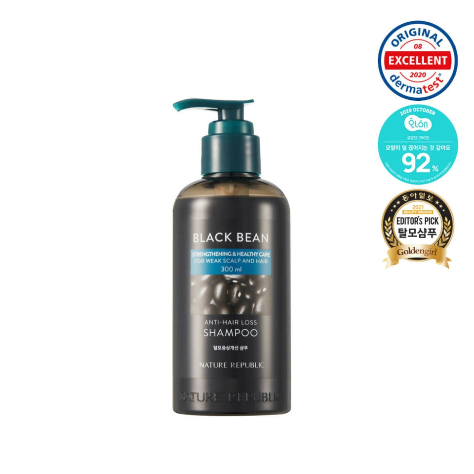 NATURE REPUBLIC - Black Bean Anti Hair Loss Shampoo - 300ml