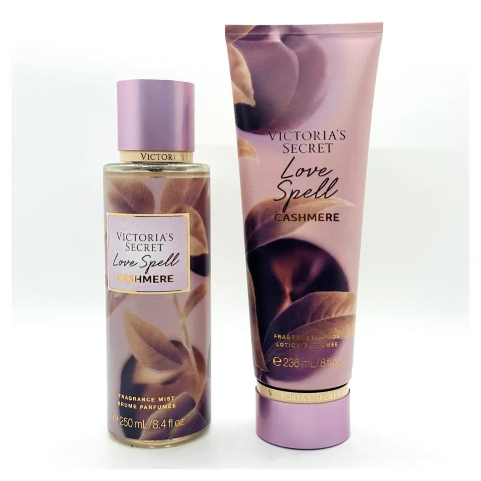 VICTORIA'S SECRET - Duo Love Spell Cashmere Fragrance Mist and Lotion
